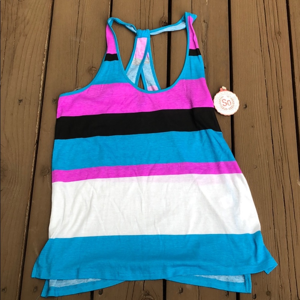 NWT Colorful  SO Tank Top